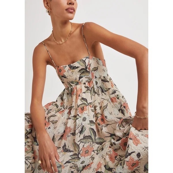 Astrid Dress in Alabaster - Picture 2 of 13